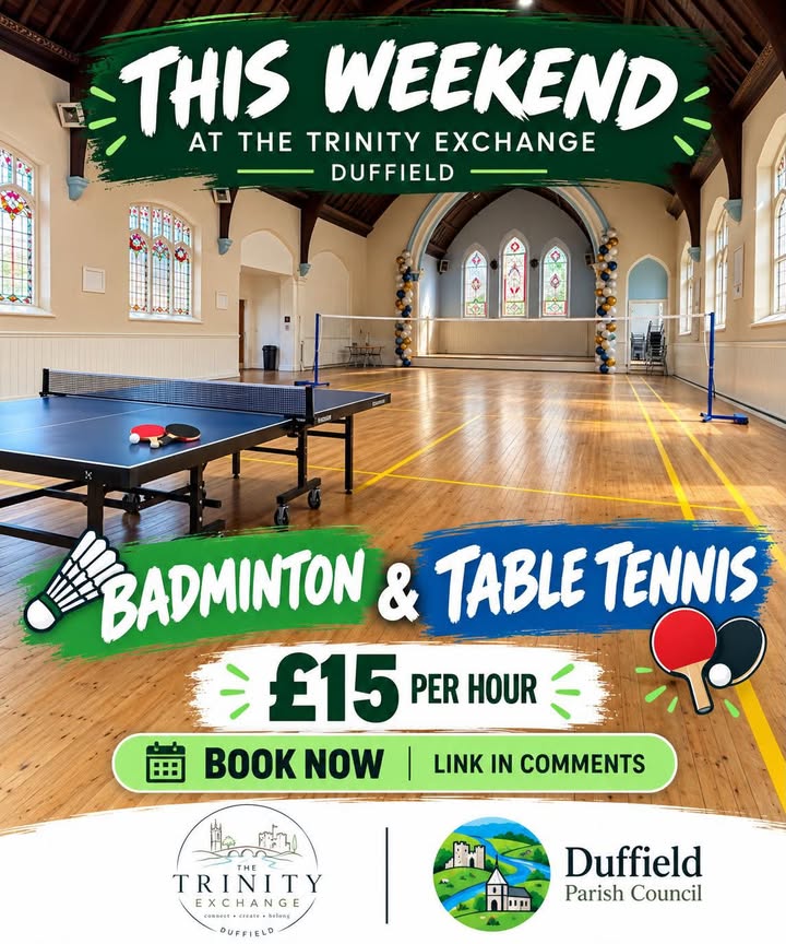 Book online at www.thetrinityexchange.co.uk